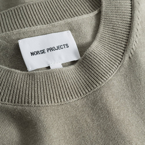 Norse Projects - Rhys Cotton Linen T-Shirt in Clay - Nigel Clare
