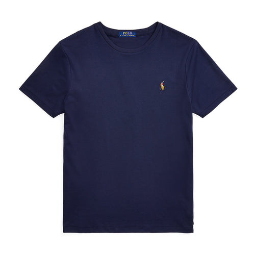 Ralph Lauren - Custom Slim Fit Soft Cotton T-Shirt in Navy - Nigel Clare