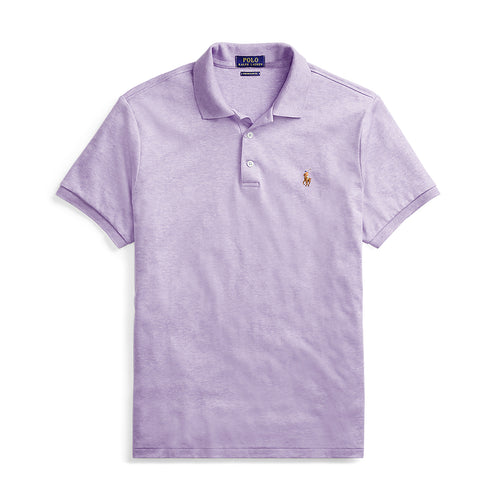 Ralph Lauren - Custom Slim Fit Soft Cotton Polo Shirt in Lilac - Nigel Clare