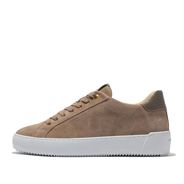 Android Homme Zuma Suede Trainers in Taupe - Main Image