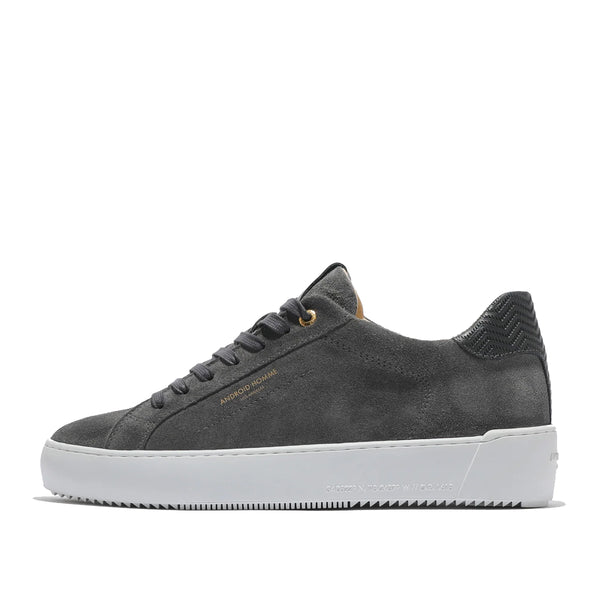 Android Homme Zuma Suede Trainers in Grey