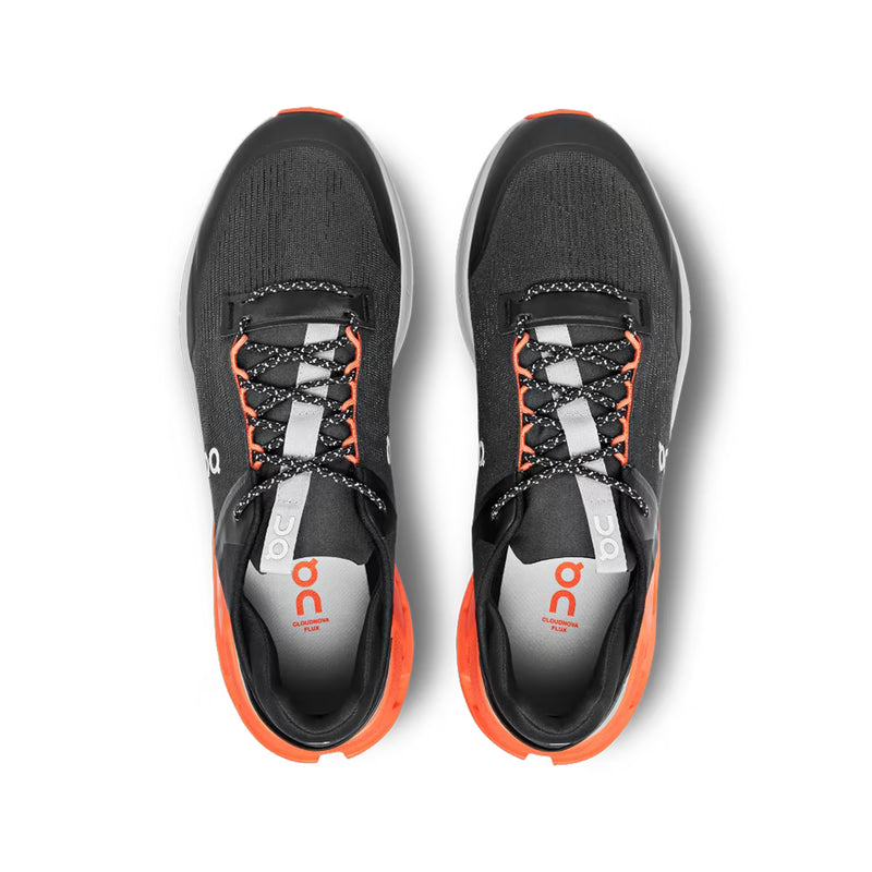 On Running - Cloudnova Flux Trainers in Black/Flame - Nigel Clare