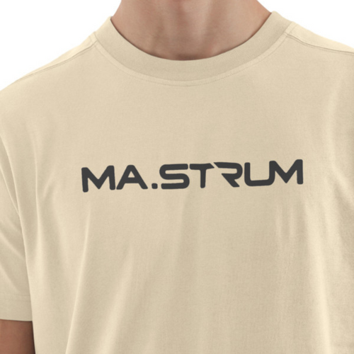 MA.STRUM - Chest Print T-Shirt in Ash - Nigel Clare