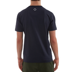 MA.STRUM - Chest Print T-Shirt in Ink Navy - Nigel Clare