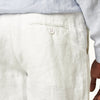 Orlebar Brown - Griffon Linen Trousers in White - Nigel Clare