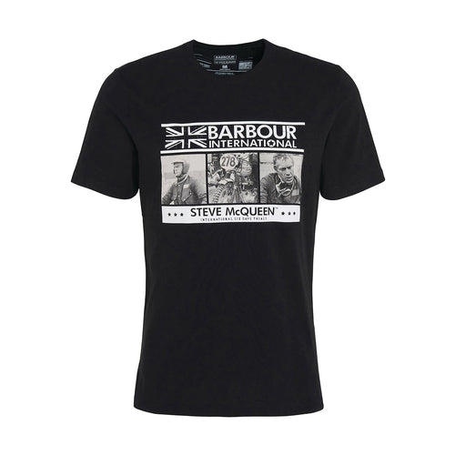 Barbour Intl. - Charge T-Shirt in Black - Nigel Clare