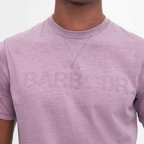 Barbour - Atherton T-Shirt in Washed Purple - Nigel Clare