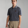 Napapijri - E-Macas SS Polo Shirt in Blu Grisail - Nigel Clare