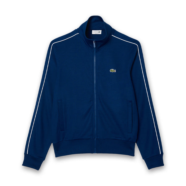 Lacoste core fleece track top on sale