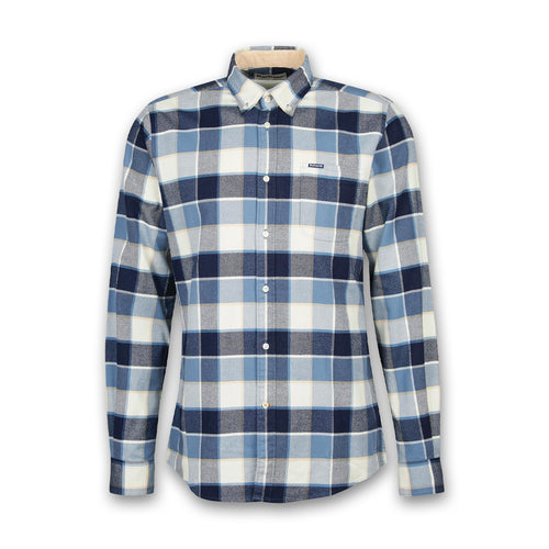 Barbour - Valley TF Shirt in Blue - Nigel Clare