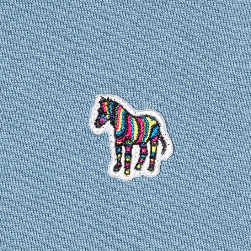 PS Paul Smith - Embroidered Zebra Logo Sweatshirt in Blue - Nigel Clare