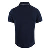 Paul & Shark - Tipped Collar Polo Shirt in Navy & Grey - Nigel Clare