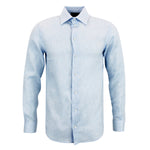 Emporio Armani - Linen Shirt in Sky Blue - Nigel Clare