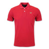La Martina - Slim Fit Pique Polo Shirt in Formula One Red - Nigel Clare