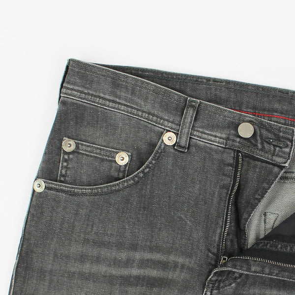 Neil Barrett - Soft Stretch Cotton Skinny Jeans in Grey | Nigel Clare