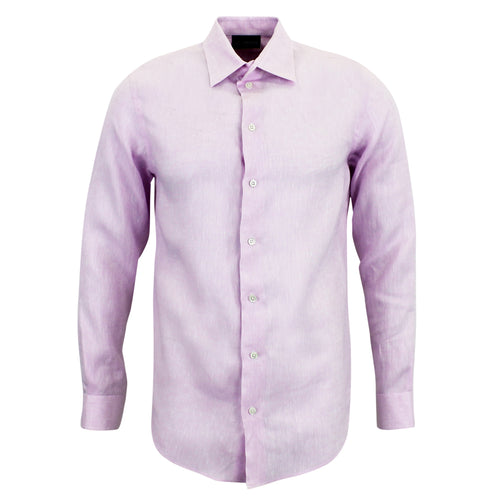 Emporio Armani - Linen Shirt in Light Pink - Nigel Clare