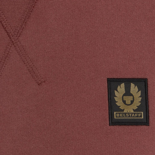 Belstaff - Patch Sweatshirt in Aubergine - Nigel Clare