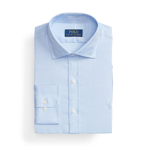 Ralph Lauren - Slim Fit Dobby Shirt in Blue - Nigel Clare