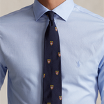 Ralph Lauren - Slim Fit Dobby Shirt in Blue - Nigel Clare