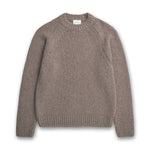 Norse Projects - Birger Wool Raglan Jumper in Walnut - Nigel Clare