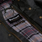 Barbour - Reel Waxed Parka in Sage