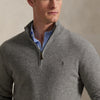 Ralph Lauren - Wool Quarter-Zip Sweater in Grey