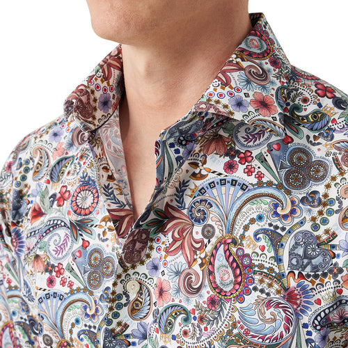 Eton - Slim Fit Light Floral Shirt