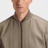 Boss Orange - Jobrice Leather Jacket in Beige