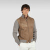 Paul & Shark - Suede Wool Cashmere Jacket in Moonbeam Fungi