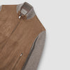 Paul & Shark - Suede Wool Cashmere Jacket in Moonbeam Fungi