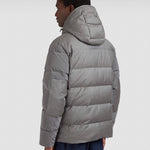 Paul & Shark - Wool & Silk Blend Puffer Jacket in Grey