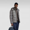 Paul & Shark - Wool & Silk Blend Puffer Jacket in Grey