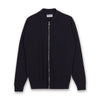 John Smedley - 16.Singular Knit Bomber in Midnight/Black