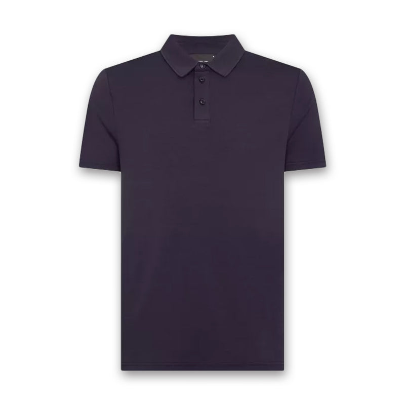 Remus - Relaxed Fit Tencel Polo in Navy