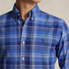 Ralph Lauren - Slim Fit Plaid Oxford Shirt in Blue Mix - Nigel Clare