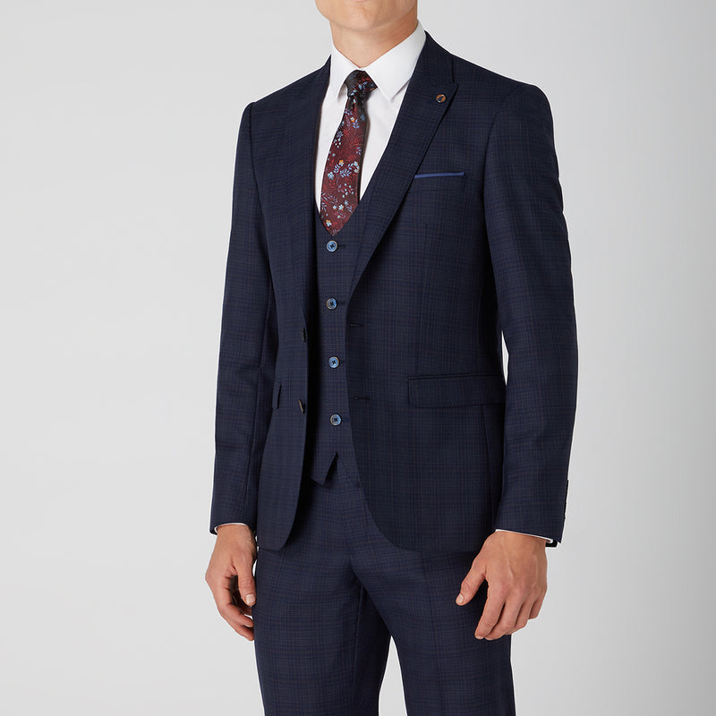 Remus - Lanito X-Slim 3 Piece Suit in Navy - Nigel Clare