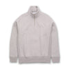 Norse Projects - Relaxed Cotton Wool Half Zip in Grey Melange - Nigel Clare