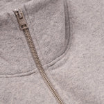 Norse Projects - Relaxed Cotton Wool Half Zip in Grey Melange - Nigel Clare