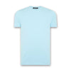 Remus - Plain Stretch T-Shirt in Sky Blue
