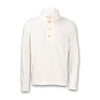 Gran Sasso - Button Mock Neck in Off White