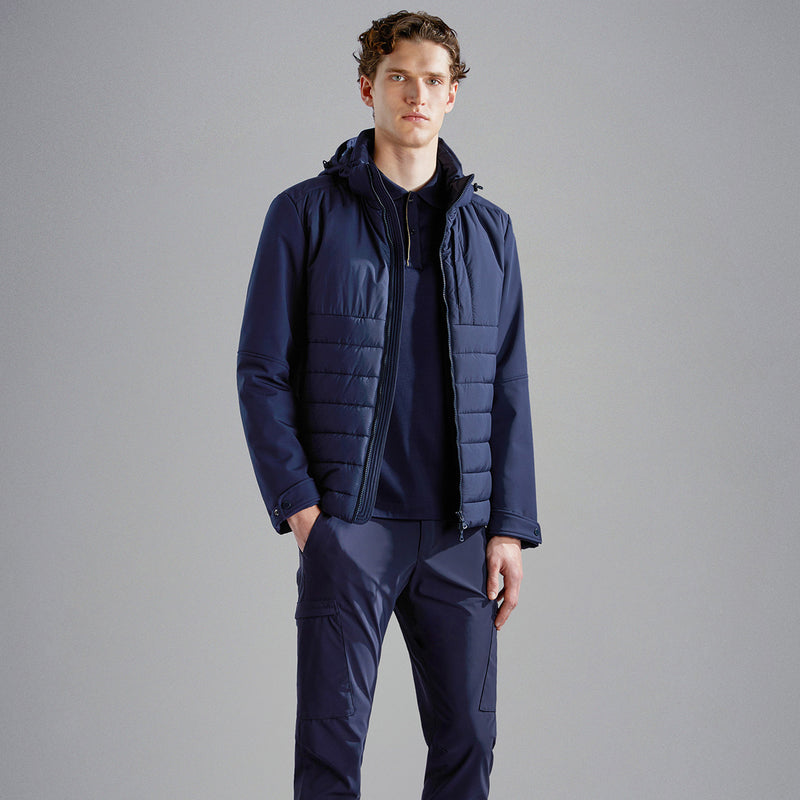 Paul & Shark - Re-Shark Shell Hybrid Jacket in Navy