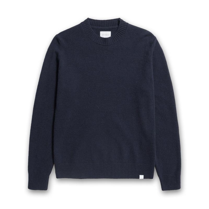 Norse Projects - Merino Lambswool Sweater in Dark Navy - Nigel Clare