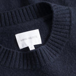 Norse Projects - Merino Lambswool Sweater in Dark Navy - Nigel Clare