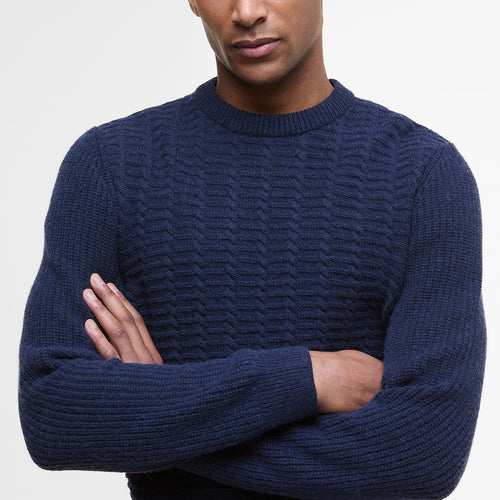 Barbour - Cleveland Crew Neck Jumper in Navy