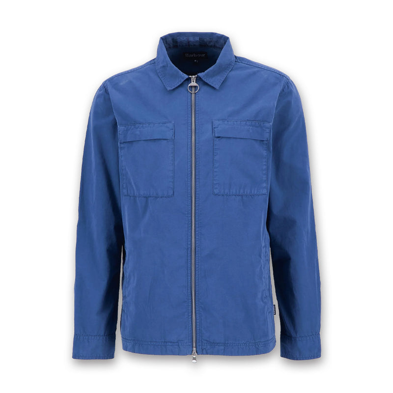 Barbour - Glendale Overshirt in Oceana Blue
