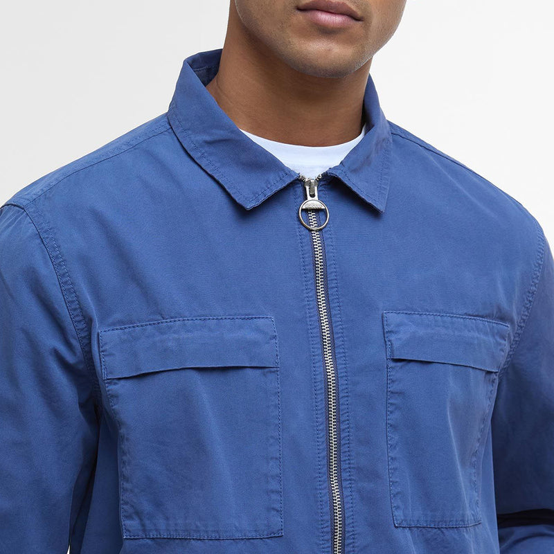 Barbour - Glendale Overshirt in Oceana Blue