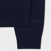 Paul Smith - Merino Wool Knitted Long-Sleeve Polo Shirt in Navy