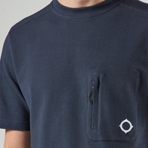 Mastrum - Pique Tee in Ink Navy