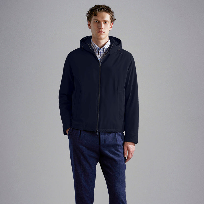 Paul & Shark - Typhoon Re-4X4 Stretch Windbreaker in Navy