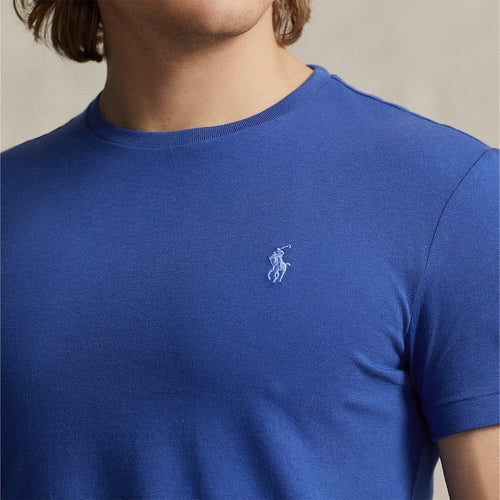 Ralph Lauren - Custom Slim Fit Jersey Crewneck T-Shirt in Royal